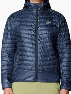 Mountain Hardware Ghost Shadow Insulated Hoodie Packable Jacket  Mens Sz L NWOT